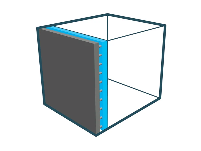Walls for siding 3d icon