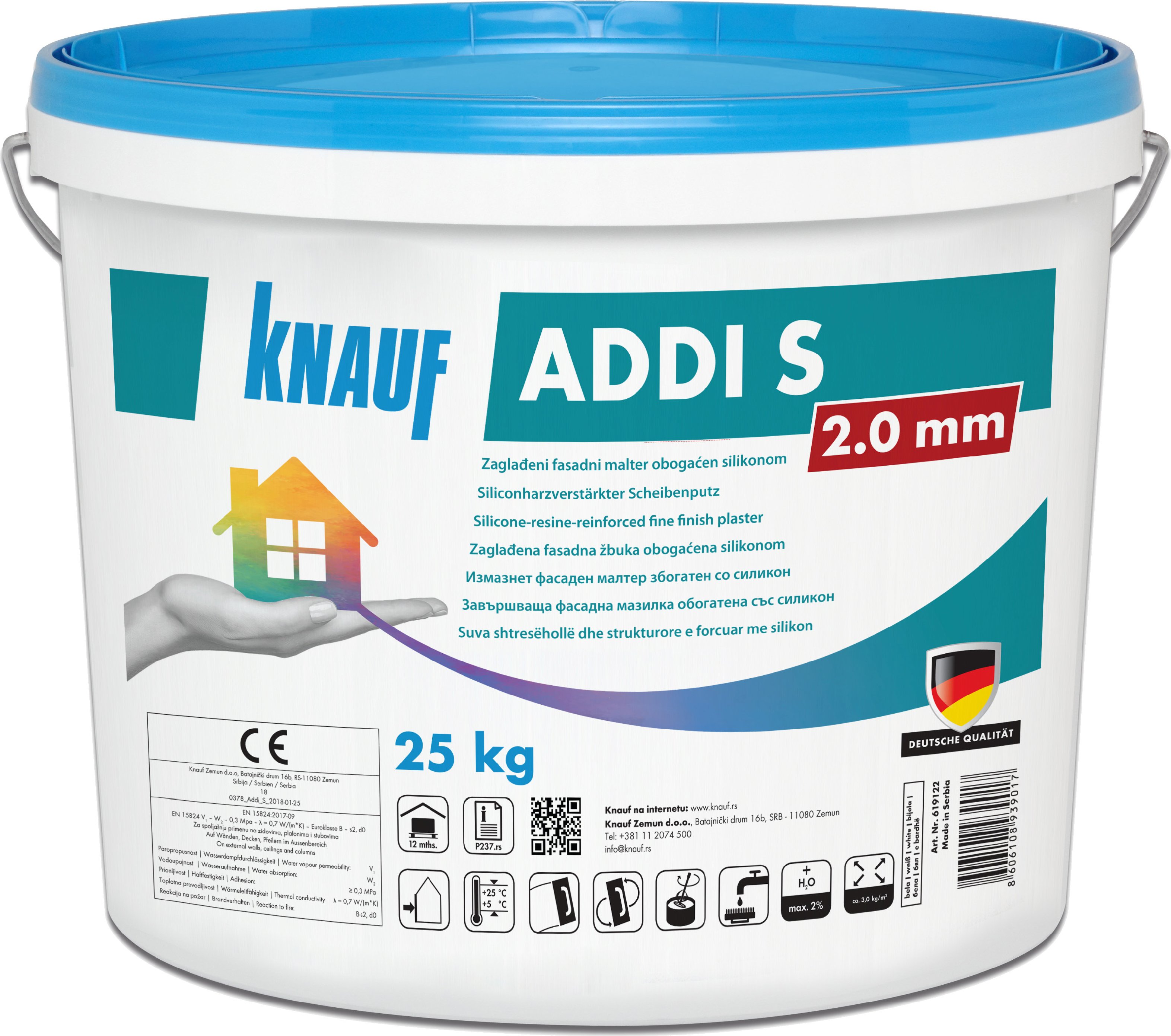 Addi S 2,0 mm 25 kg