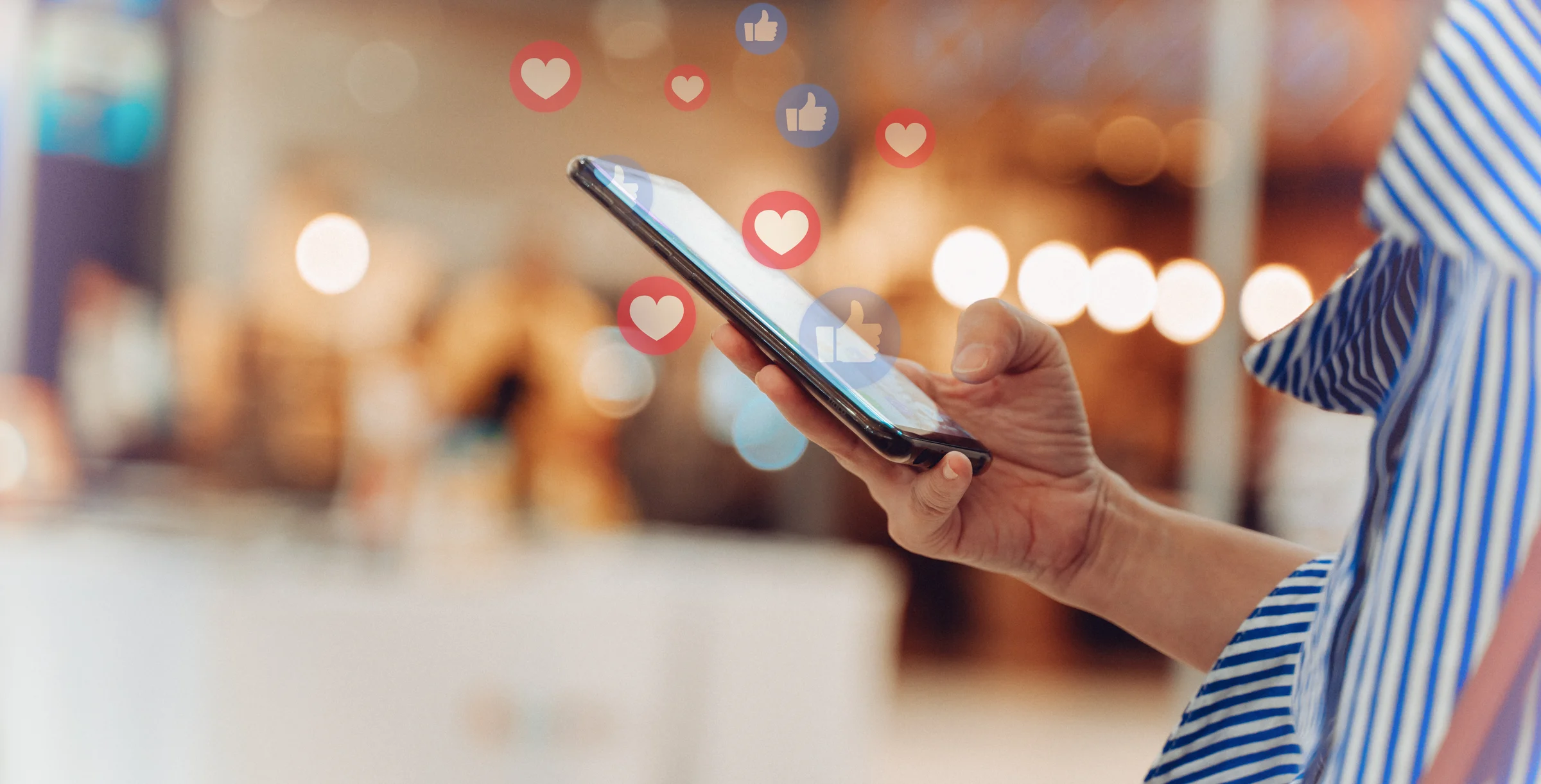 Smartphone Hand Social Media