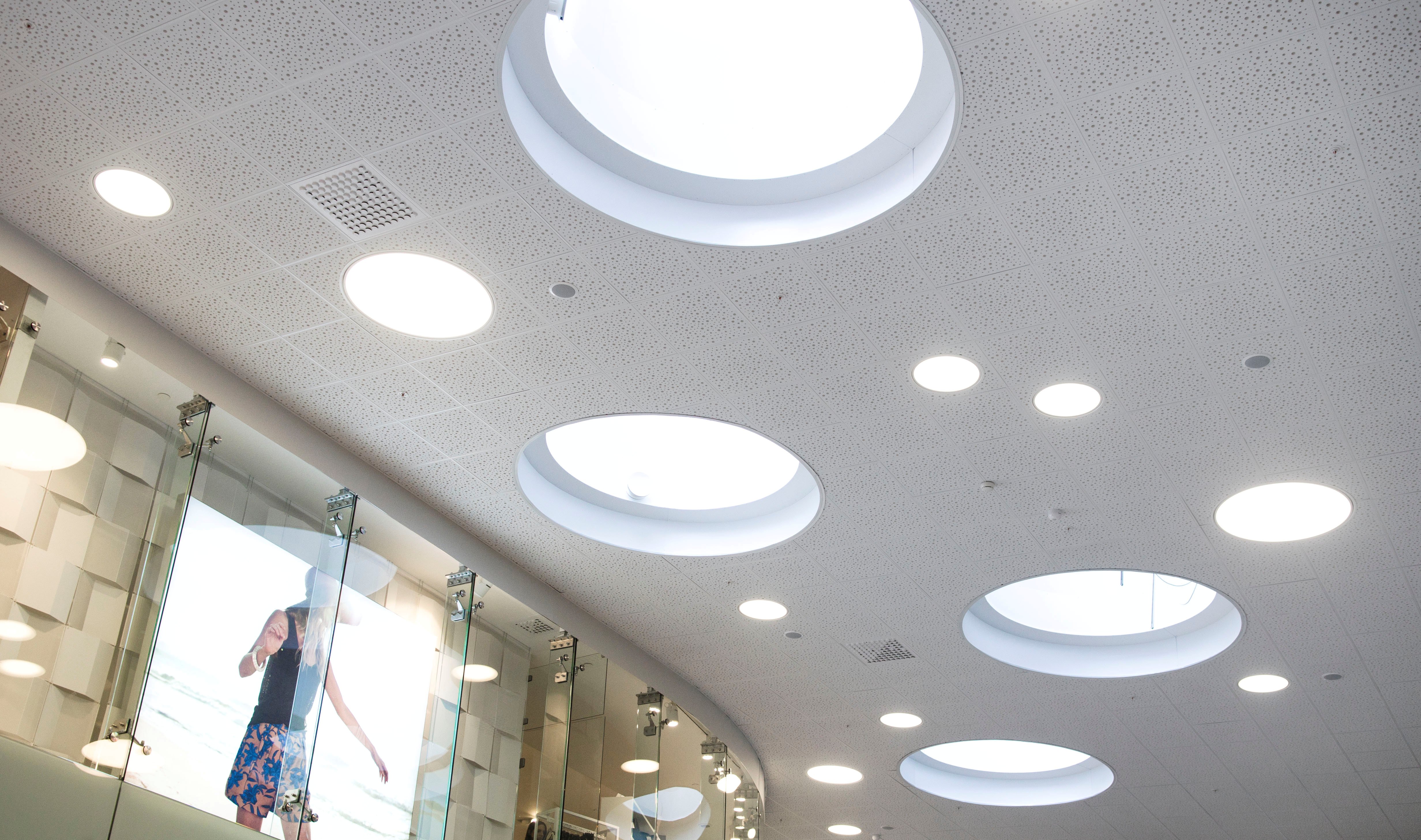 Tavane casetate cu placi din gips carton Cleaneo Tiles
