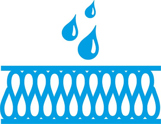Resistance diffusion eau