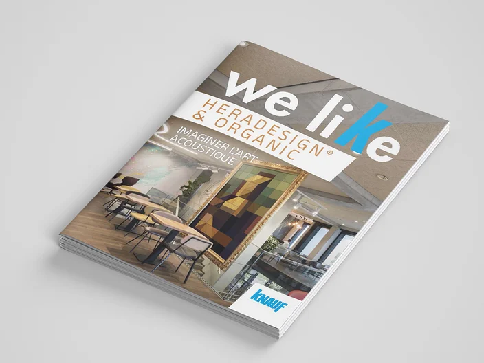 Brochure inspirations plafonds we like Knauf Heradesign et Organic