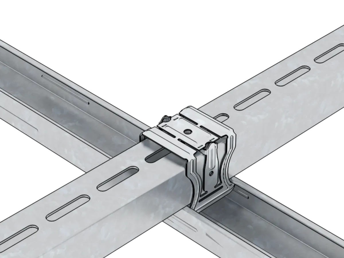 Knauf - Kruisverbinder niet gebogen voor UA met CD 60/27 - Raccord en croix non plié pour UA avec CD 6027 - Mise en oeuvre