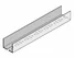 Knauf - Knauf UA + 1 rangée de perforations (2 mm) - Profilé UA - 1 rangée de perforations