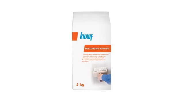 Knauf - Putzgrund Mineral - Putzgrund Mineral - Mineralinis gruntas, naudojamas prieš tinkuojant mineralinius dekoratyviuosius tinkus