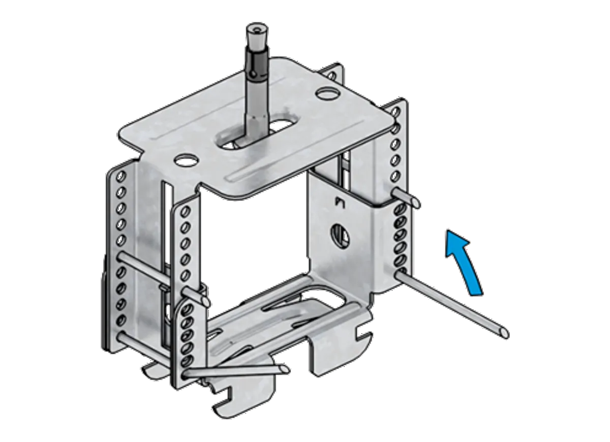 Knauf - Suspension directe prépliée réglable pour CD 60/27 - Suspension directe prépliée réglable - Mise en oeuvre