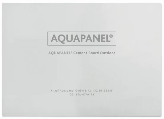 Knauf - AQUAPANEL® Cement Board Outdoor 12.5mm - AQUAPANEL® Cement Board Outdoor 12.5mm