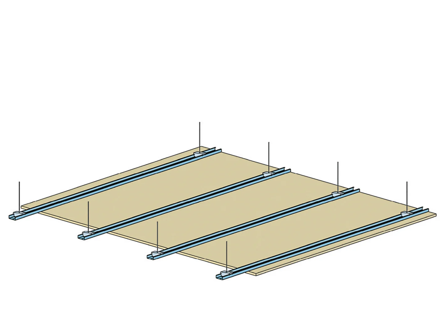 Plafond Standard KM Knauf Metal