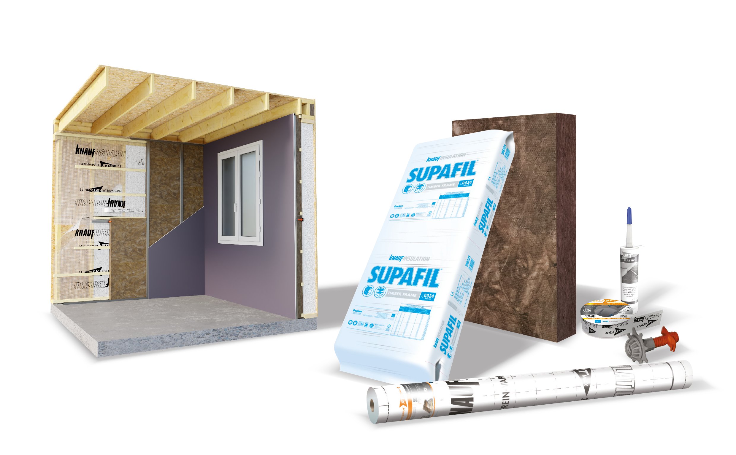 Système Supafil Timber Frame parement