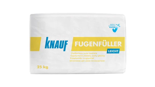 Knauf - Fugenfüller Leicht - Fugenfüller leicht - Gipsinis gipskartonio plokščių siūlių glaistas