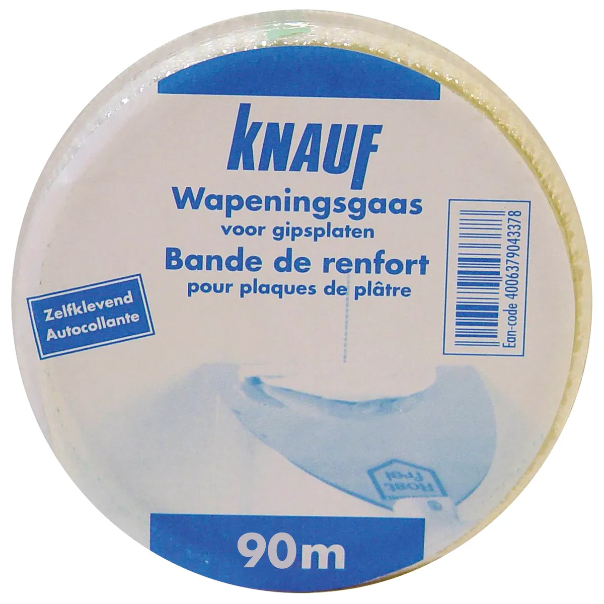 Knauf - Bande d’armature autocollante en fibre de verre - Bande_en_fibre_de_verre_90000x50_PACK-PROD_C1C1