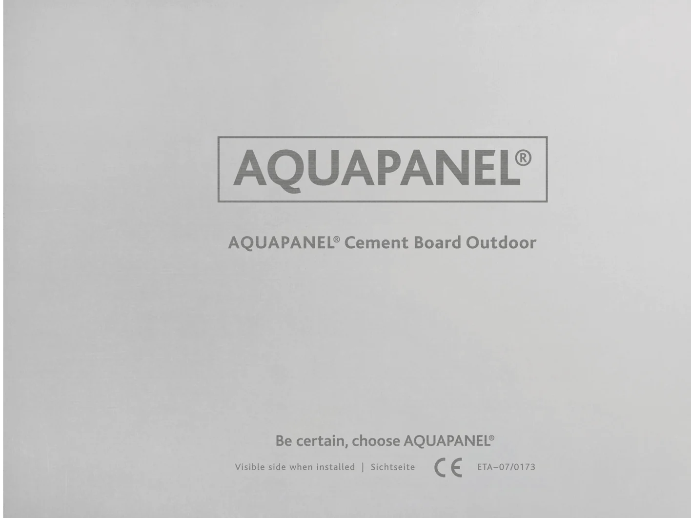 Plaque ciment Aquapanel Outdoor