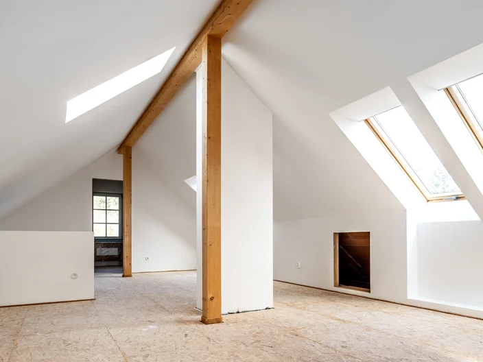 Ausbau eines Dachbodens zum Wohnraum