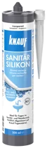 Knauf - Sanitär Silikon  - Sanitär Silikon - 300ml - 00586040 - transparent - Front