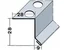 Knauf - AQUAPANEL® Profilé - AQUAPANEL® Profilé de dilatation coulissant-partie inf. - AQUAPANEL® Glijdend dilatatieprofiel-onderste deel