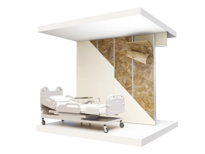Cloison hospitalière