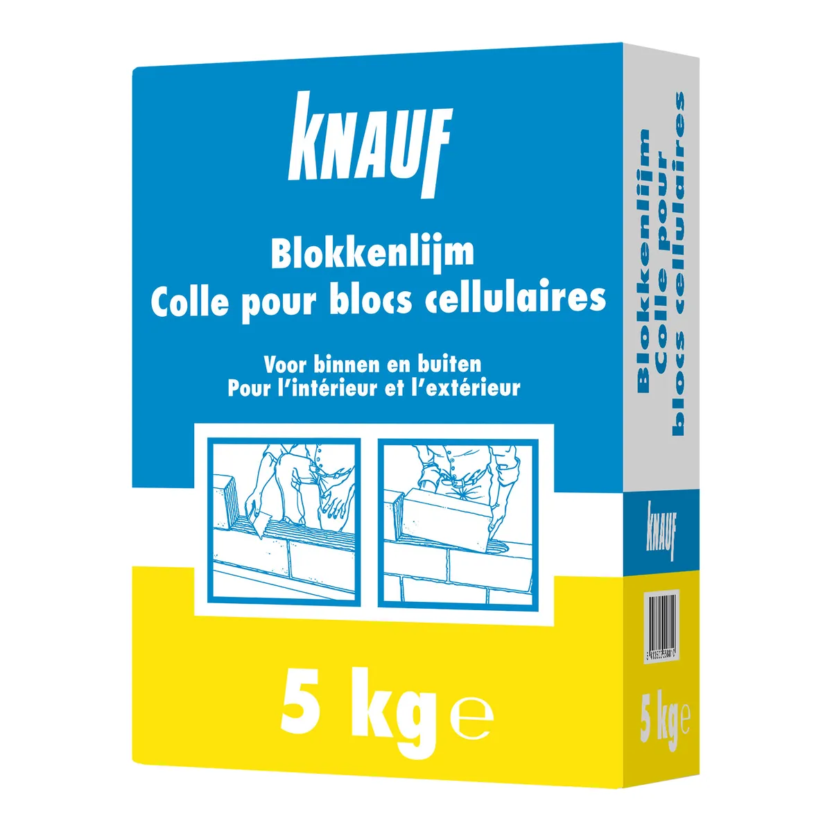 Knauf - Colle pour blocs cellulaires - Colle pour blocs cellulaires 5kg_PACK_PROD_C1R1