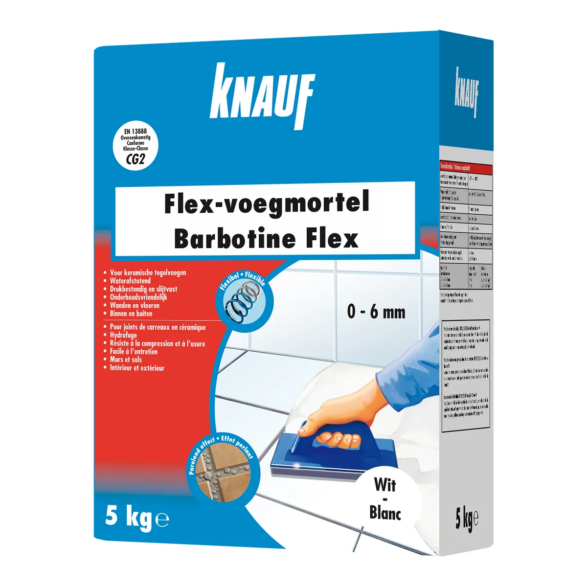 Knauf - Barbotine Flex - Barbotine_Flex_blanc_5kg_PACK-PROD_C1R1_R
