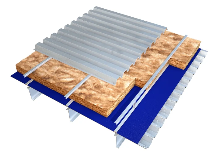 Knauf-Insulation-Built-up-metal-roof-GMW-3