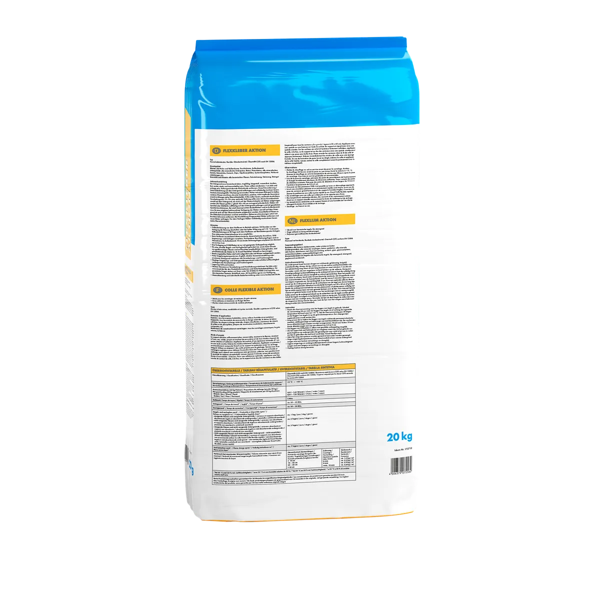 Knauf - Flexkleber Aktion - 4006379075584_Flexkleber-Aktion_back_20kg_Aktionspack