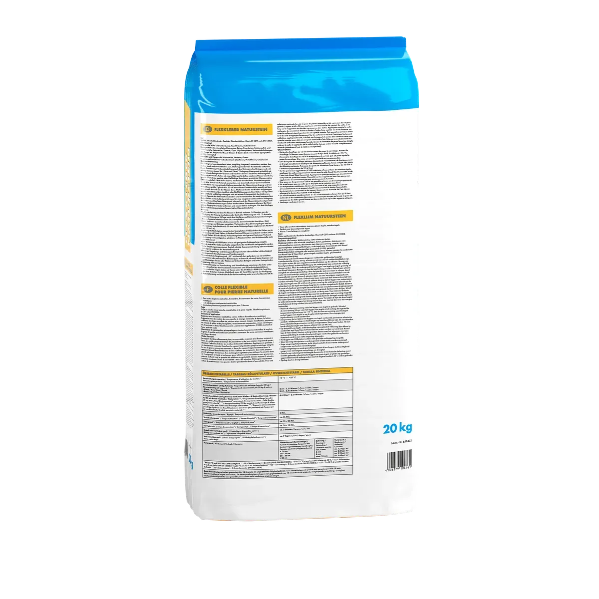 Knauf - Flexkleber Naturstein - 4006379104161_Flexkleber-Naturstein_back_20kg