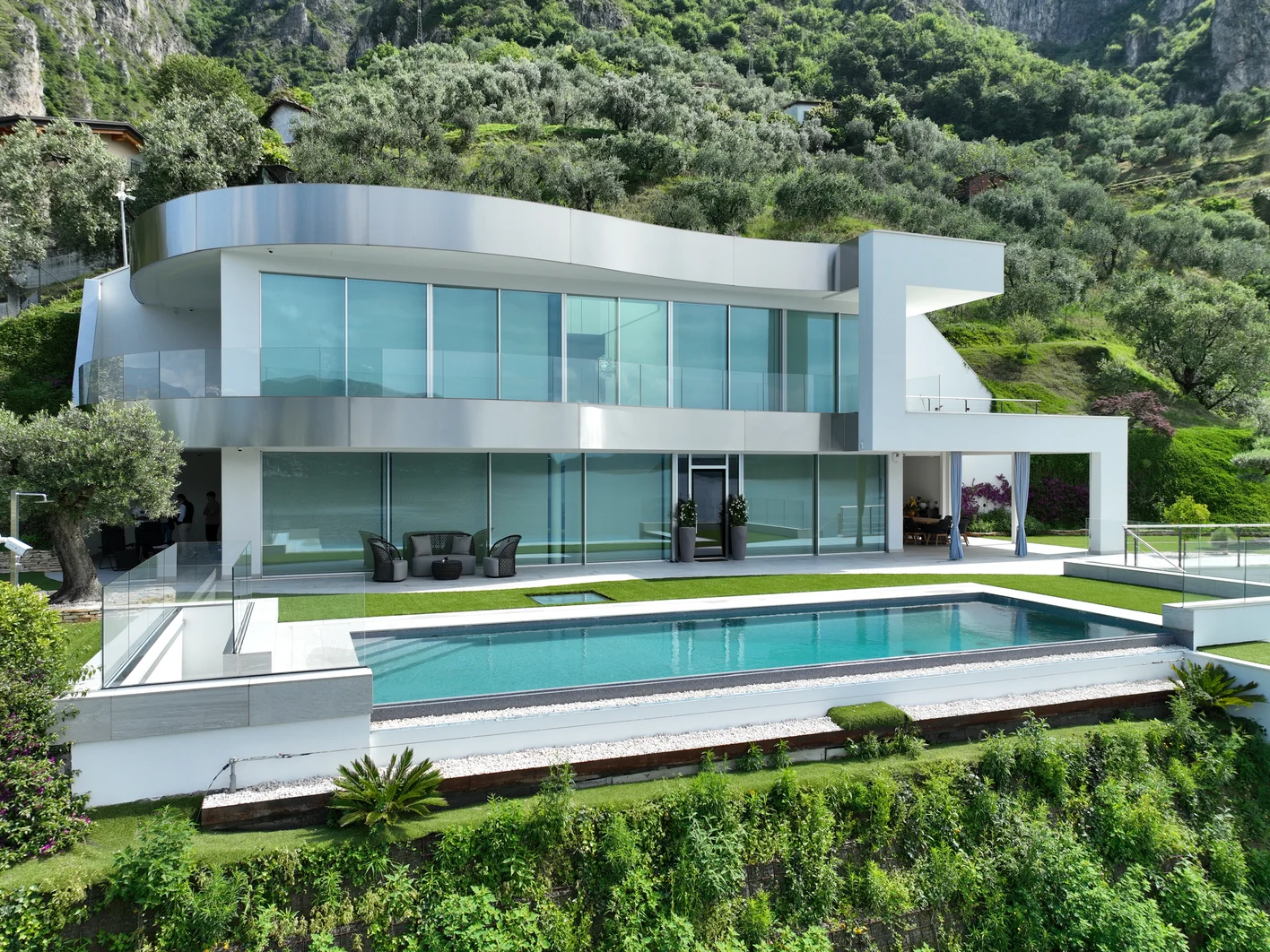 Villa sul lago di Iseo lavori finiti 27