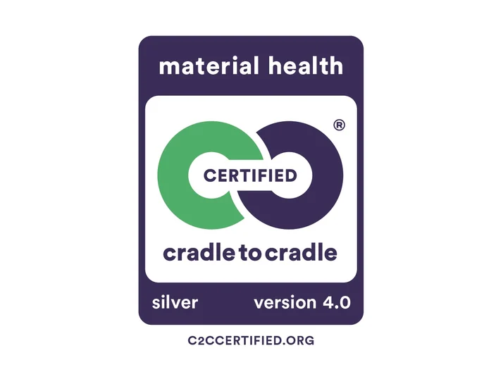 C2C Cradle to Cradle - Lastre Knauf - logo Silver 4:3