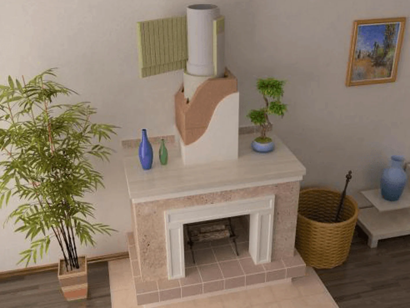 Chimney insulation