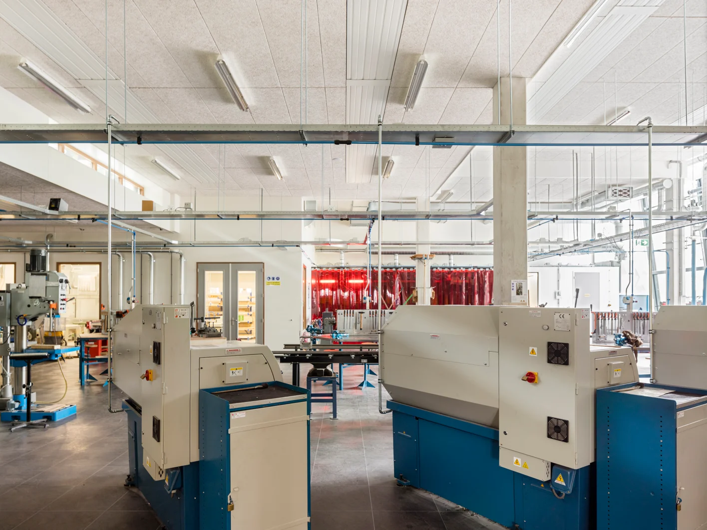 Plafond technisch leslokaal Da Vinci College