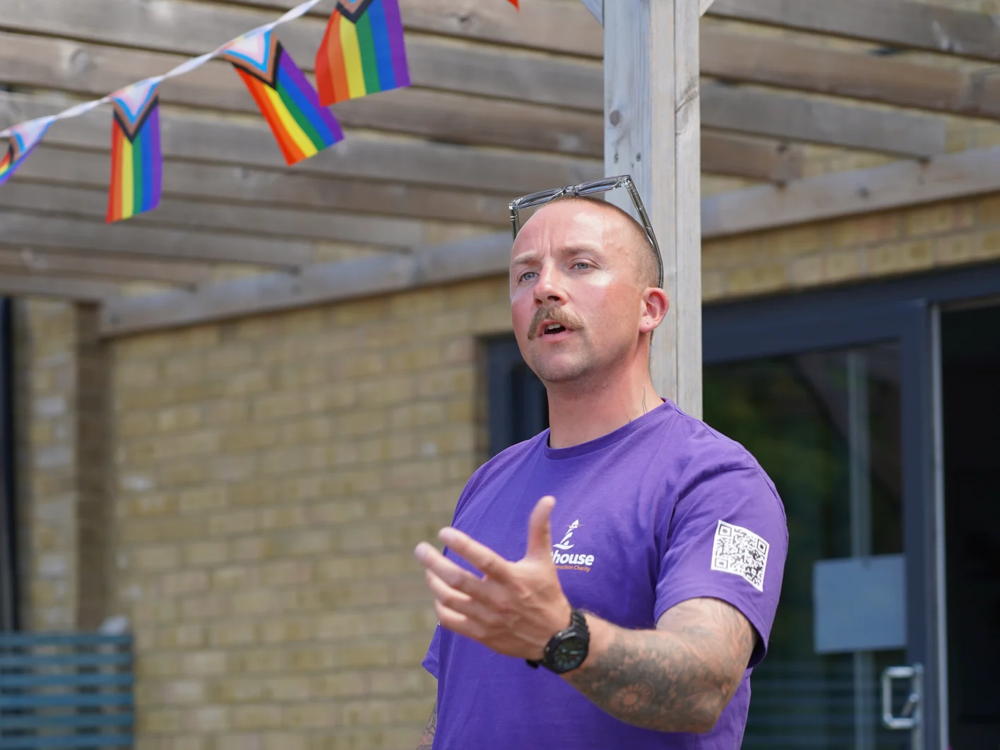 Lighthouse Charity Visit to Sittingbourne -24-06-25 - Sam Wilson at Lighthouse