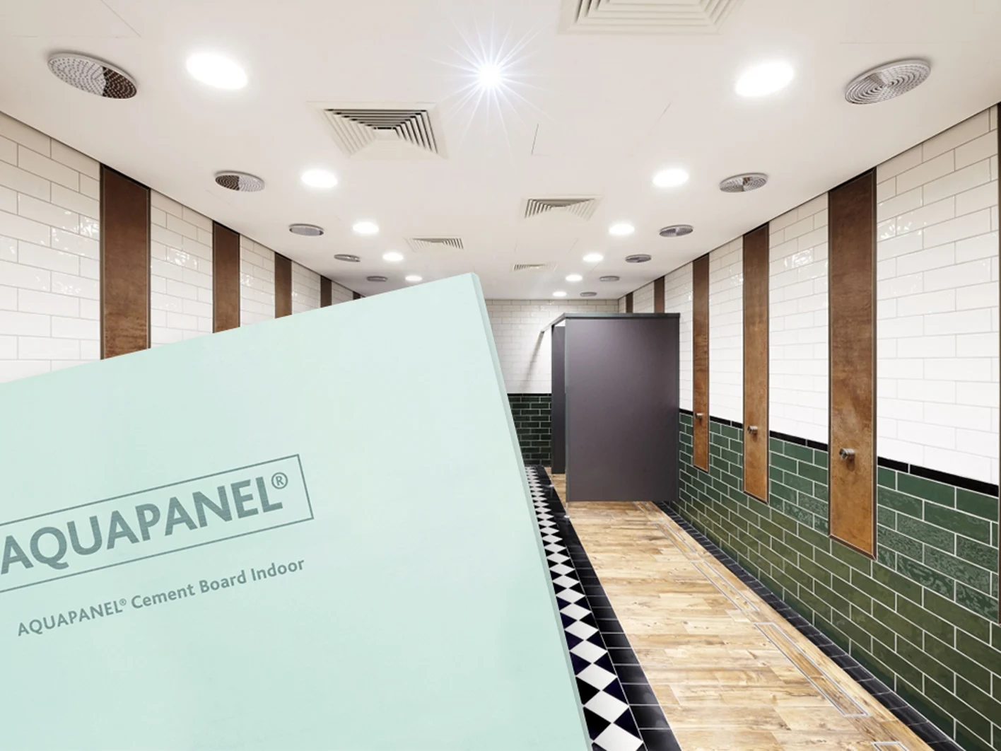 Plaque Knauf Aquapanel Indoor Locaux très humides 