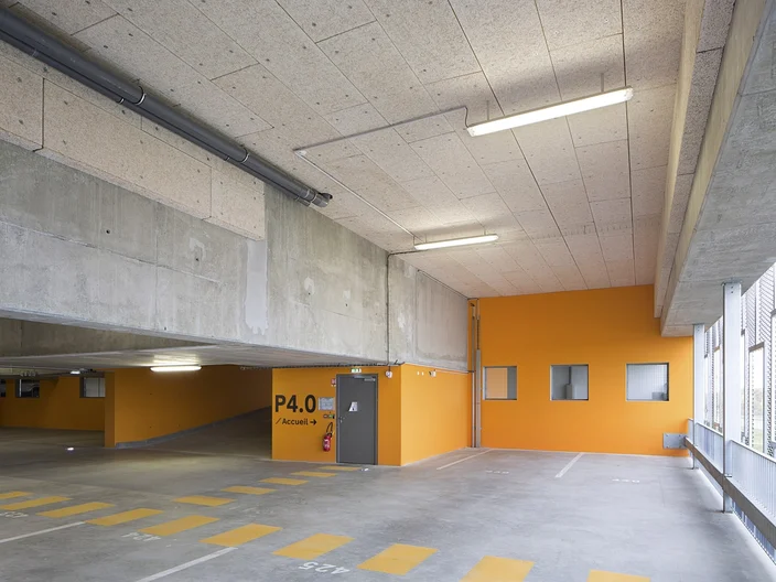 panneau laine bois tma montaudran batiment b612 toulouse 37 fibrarooc a2 clarte