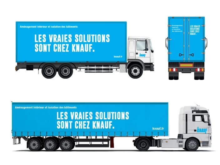 Logistique camion Knauf