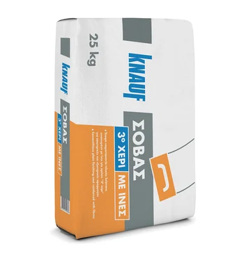 Knauf - Knauf Σοβάς 3ο Χέρι με ίνες - 28745 0608 3rd HAND PLASTER FIBRES