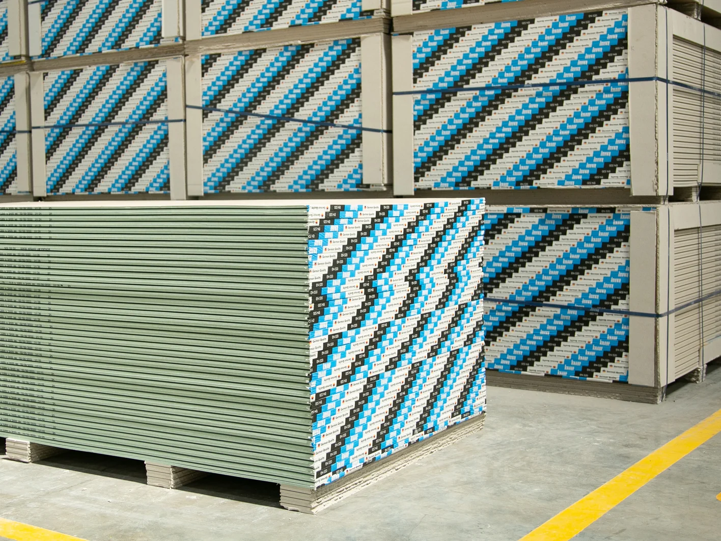 Plasterboard stack