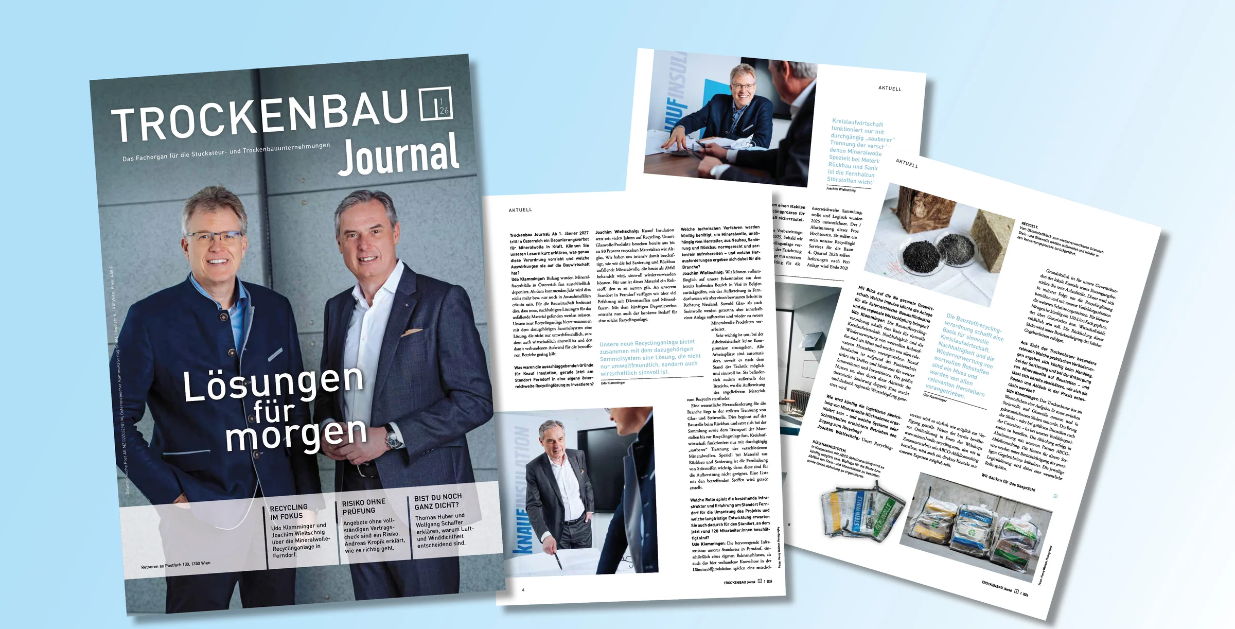 Trockenbaujournal Coverstory, Realisierung der neuen Recyclinganlage in Ferndorf