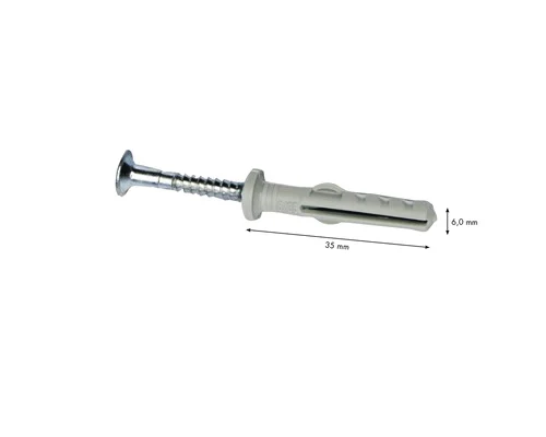 Knauf - PVC дюбел с метален винт - 86350 PVC дюбел