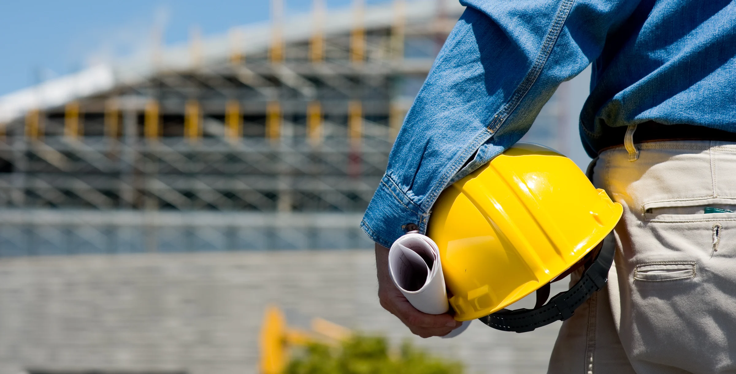 Construction Worker at Site 