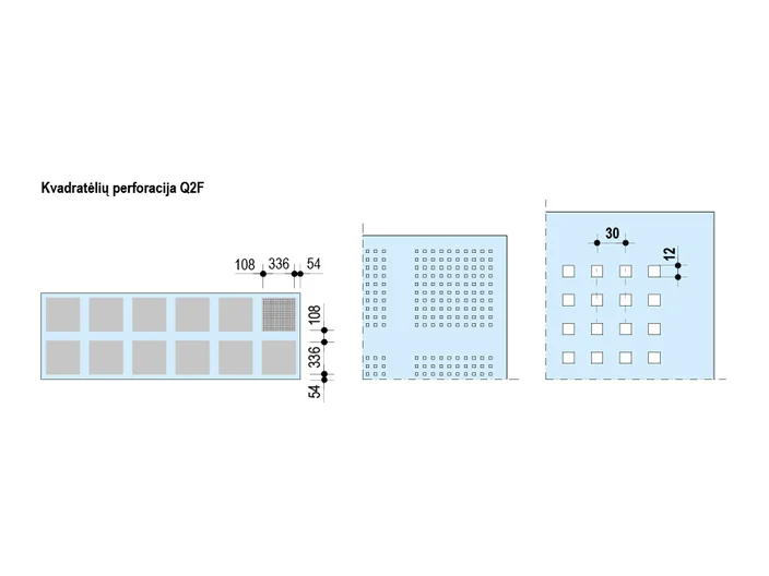 DESIGNPANEL PERFORACIJA QUADRIL: Q2F 900X2700