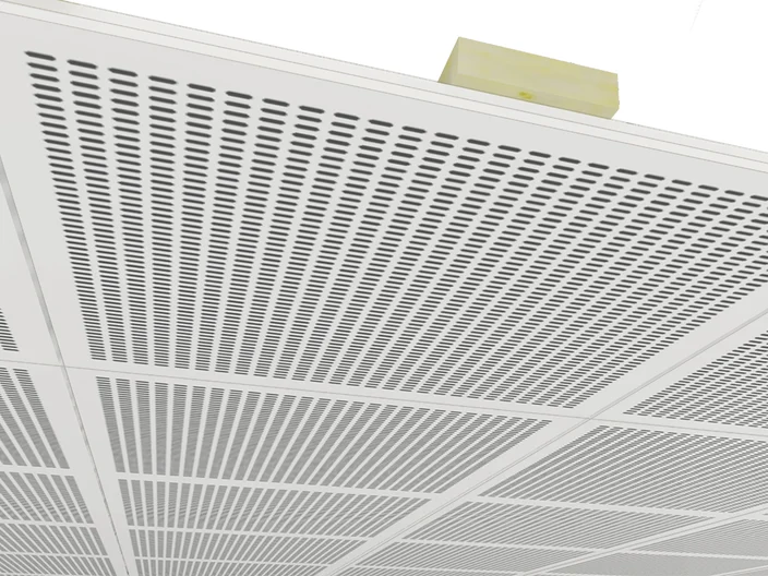 Tectopanel Tangent Ceiling Rendering