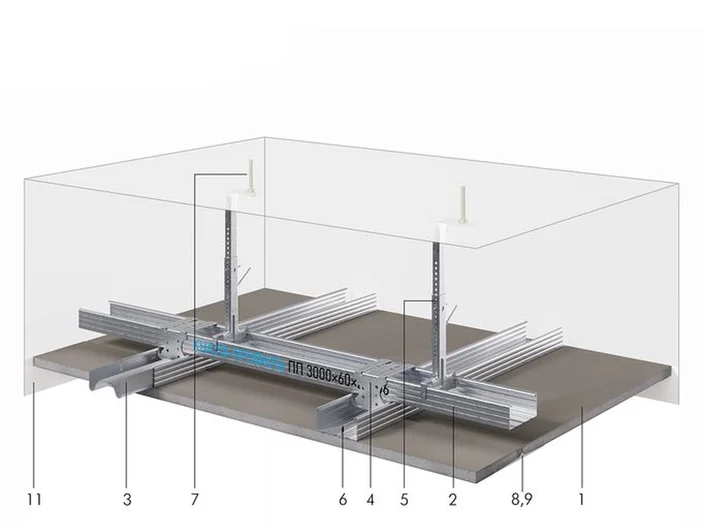 P 112 Ceiling System Knauf
