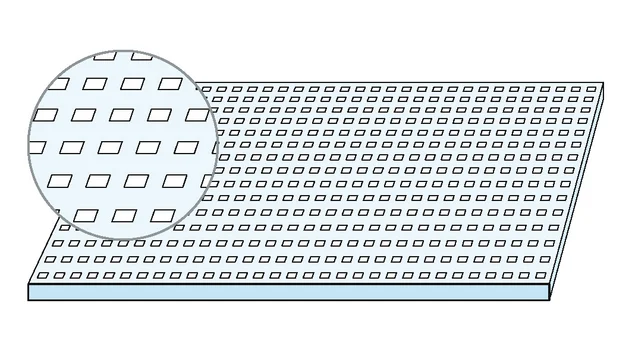 Knauf - Cleaneo Tape Board 8/18 Q 12,5 - Gerade-Quadratlochung