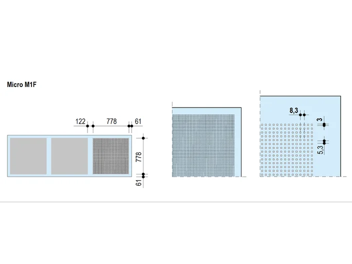 DESIGNPANEL PERFORACIJA MICRO: M1F