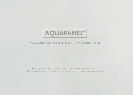 Knauf - AQUAPANEL® CEMENT BOARD INDOOR LEF - Placa Cemento Aquapanel Indoor