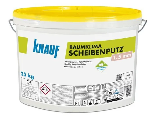 Knauf - Raumklima Scheibenputz 1.5 - Raumklima Scheibenputz 1-5mm 25 kg
