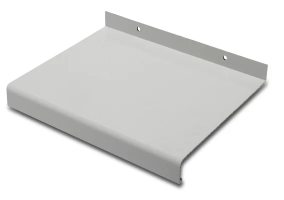 Knauf - Perfex Alu-Fensterbank silber - Perfex Fensterbank eingefärbt