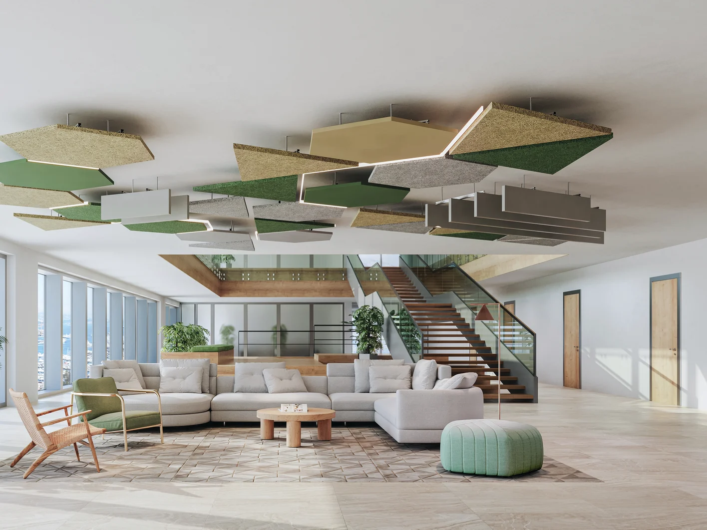 RSC Knauf Ceiling Solutions OPEN-PLENUM Grouping-System HQ
