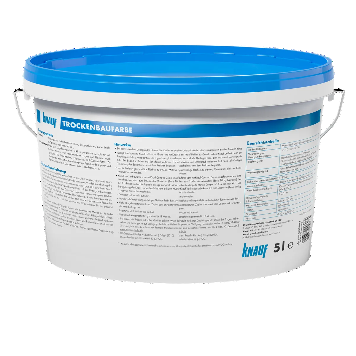 Knauf - Trockenbaufarbe - 4006379096084_Trockenbaufarbe_back_5L