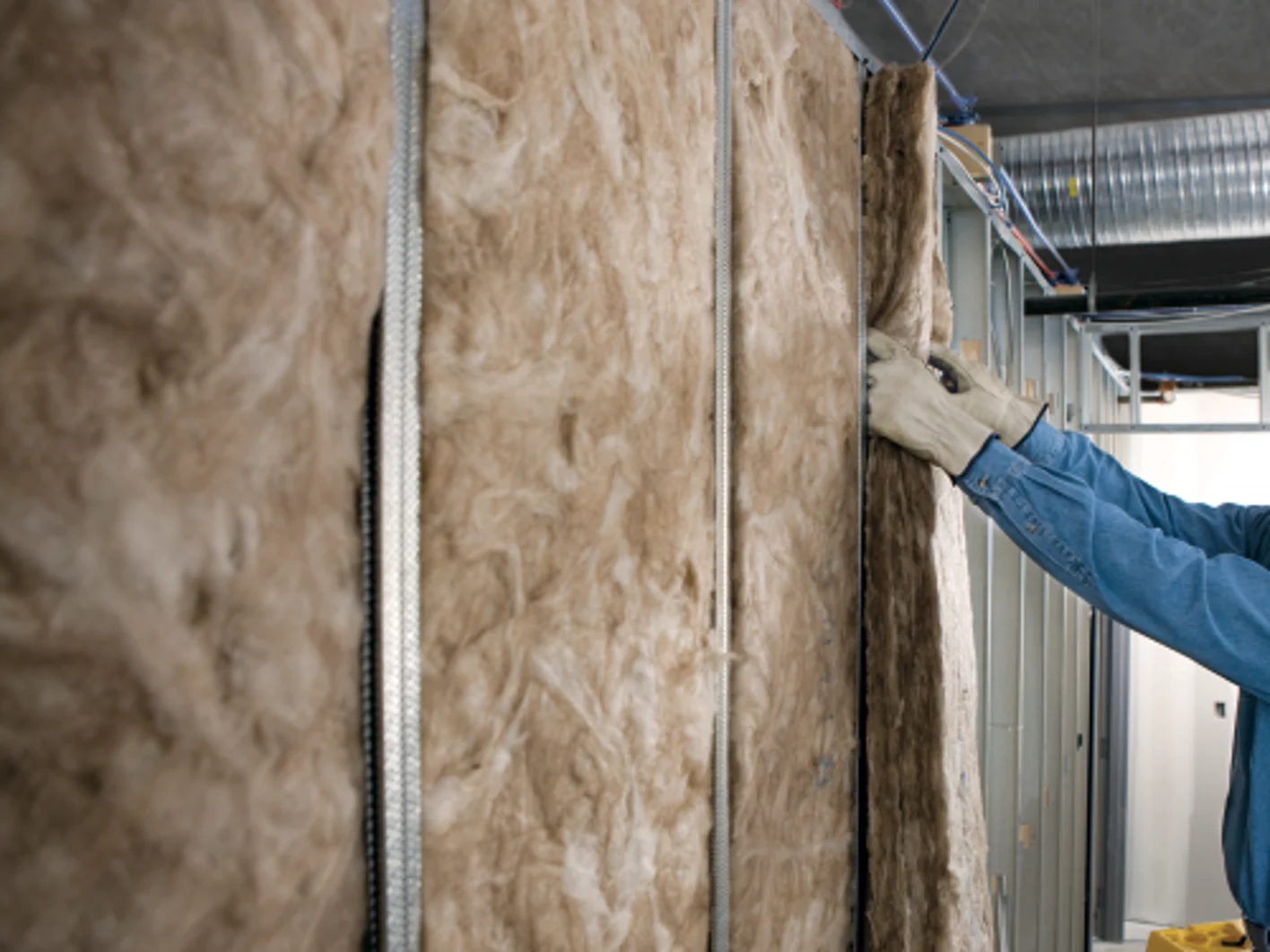 Internal partition wall  - metal frame