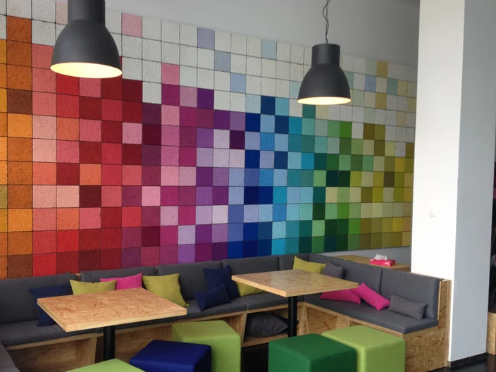 Colored Wall- Project-Heraklith